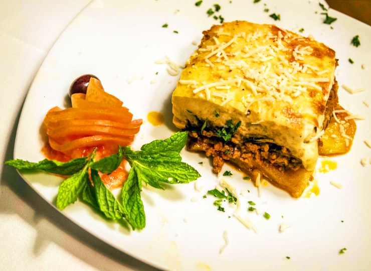 Traditional Greek moussaka